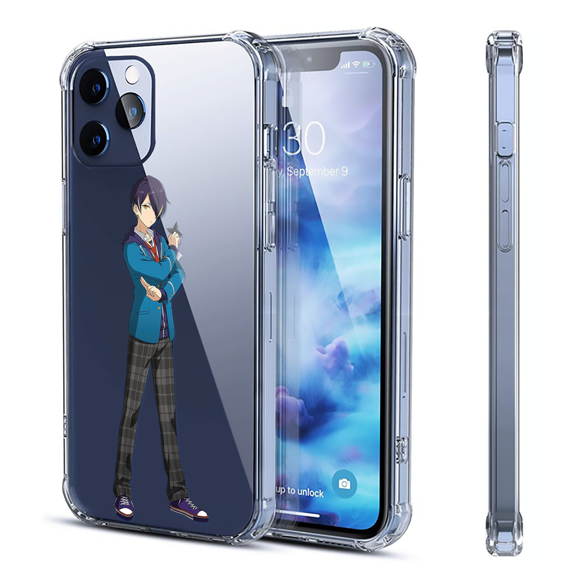 （画像用） あんさんぶるスターズ! Ensemble Stars 【iPhone 12シリーズ対応】透明スマホケース（クリアソフトケース）